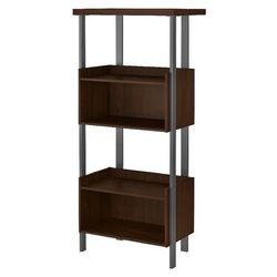 Bush Furniture Architect 4 Shelf Bookcase in Modern Walnut - Bush Furniture ACB131MW-03