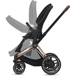Cybex ePriam Electronic Assist Stroller - Rose Gold/Manhattan Grey