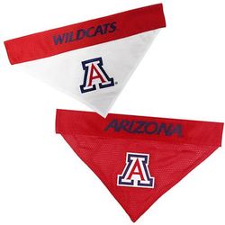 Pets First NCAA PAC 12 Reversible Bandana for Dogs, Large/X-Large, Univeristy Of Arizona Wildcats