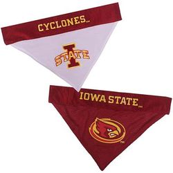 Pets First NCAA BIG 12 Reversible Bandana for Dogs, Small/Medium, Iowa State Cyclones