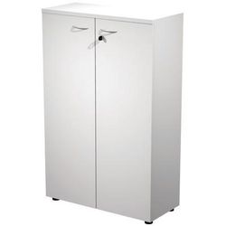 Armoire Mi-haute Portes Battantes Blanc Solo - Artarredi