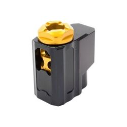 Tyrant CNC T-Comp Sig Sauer Compensator Model P320 Black/Gold TD-P320COMP-BLK/GOLD