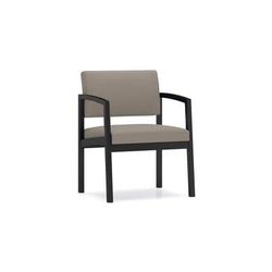 Lenox Steel Oversized 400 lb. Cap. Guest Chair in Upgrade Fabric/Healthcare Vinyl