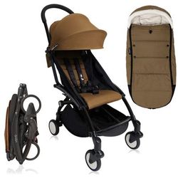 Babyzen 2018 / 2019 Yoyo+ 6+ Stroller & Polar Footmuff - Black / Toffee