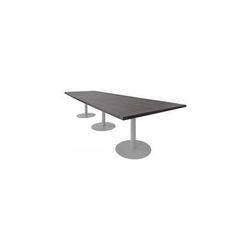 12' x 4' Rectangular Disc Base Conference Table