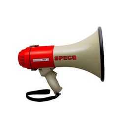Speco Tech ER370 Deluxe Megaphone w/Siren - Red/Grey - 16W ER370