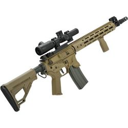 EMG Sharps Bros Jack Licensed Full Metal Advanced M4 Airsoft AEG Rifle 15in Carbine Tan Large M4-SB-TJ-L-DE