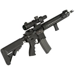 EMG Seekins Precision Licensed AR-15 SP223 Advanced Airsoft M4 AEG Rifle w/G2 Gearbox Black Large TGR-015-BR8-BNB-NCM