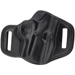 Galco Combat Master Leather Belt Holster Colt 1911 3in/Kimber 1911 3in/Springfield Armory 1911 3in Right Hand Black CM424B