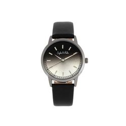Sophie And Freda San Diego Leather-Band Watch Black One Size SAFSF5101