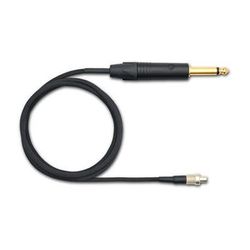 Shure WA308 Instrument Cable for ADX1M Micro Bodypack Transmitter (Straight 1/4" WA308