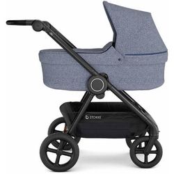 Stokke Beat Stroller & Carry Cot - Blue Melange