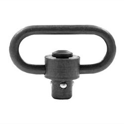 Grovtec Us Push Button Swivel 1.5" Loop Single Pack - Push Button Swivel 1.5 Loop Single Pack Black