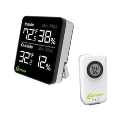 Lockdown Digital Hygrometer with Remote Sensor SKU - 594677