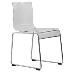 Lima Modern Acrylic Chair - LeisureMod LC19CL
