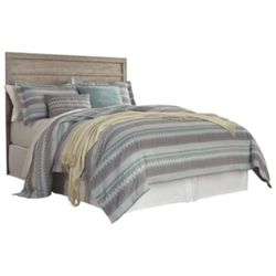 Signature Design Culverbach Queen/Full Panel Headboard in Gray - Ashley Furniture B070-57