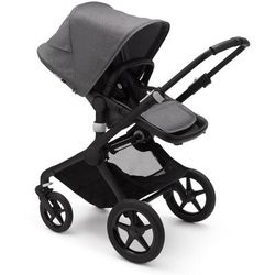 Bugaboo Fox2 Complete Stroller - Black/Grey Melange/Grey Melange