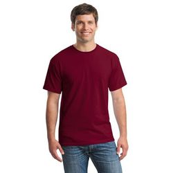 Gildan G500 Adult Heavy Cotton T-Shirt in Garnet size XL 5000, G5000