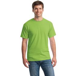 Gildan G500 Adult Heavy Cotton T-Shirt in Kiwi size 2XL 5000, G5000