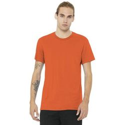 Bella + Canvas 3001C Jersey T-Shirt in Orange size XS | Ringspun Cotton 3001, B3001, BC3001