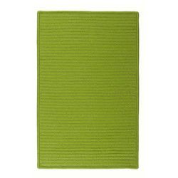 Simple Home Solid Rug by Colonial Mills in Bright Green (Size 2'W X 9'L)