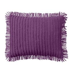 Chenille 100% Cotton Sham by BrylaneHome in Eggplant (Size STAND) Pillow