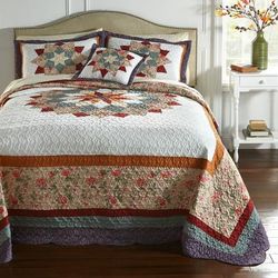 Virginia Bedspread by BrylaneHome in Multi (Size TWIN)