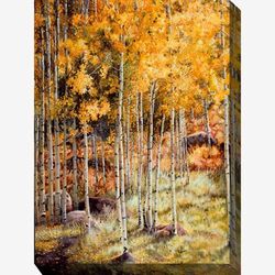 Hidden Gold Wall Art by West Of The Wind in Orange