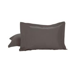 Today's Home Microfiber Tailored 2-Pack Standard Pillow Shams by Levinsohn Textiles in Grey (Size STANDARD)