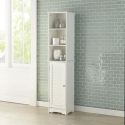 Louvre Tall Cabinet by BrylaneHome in White