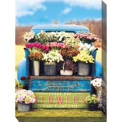 Fresh Flowers Outdoor Wall Art by West Of The Wind in Multi