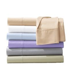 Bed Tite™ 500 Thread Count Cotton Sheet Set by BrylaneHome in Soft Sage (Size FULL)