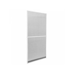 Moustiquaire pour porte cadre fixe en aluminium 95x210 cm blanc - Blanc