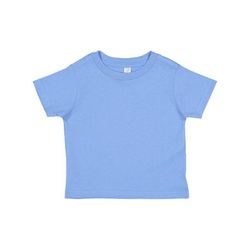 Rabbit Skins 3321 Toddler Fine Jersey T-Shirt in Carolina Blue size 5/6 | Cotton LA3321, RS3321