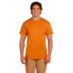 Fruit of the Loom 3931 Adult HD Cotton T-Shirt in Tennessee Orange size 2XL 3930R, 3930