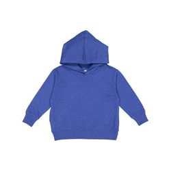 Rabbit Skins 3326 Toddler Pullover Fleece Hoodie in Vintage Royal Blue size 5/6 | Ringspun Cotton LA3326