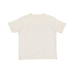Rabbit Skins 3321 Toddler Fine Jersey T-Shirt in Natural Heather size 5/6 | Cotton LA3321, RS3321