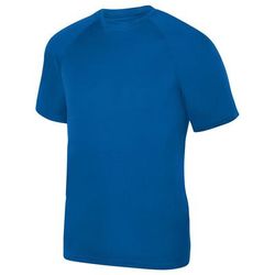 Augusta Sportswear 2790 Adult Attain Wicking Short-Sleeve T-Shirt in Royal Blue size Medium | Polyester