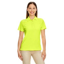 CORE365 78181R Women's Radiant Performance PiquÃ© Polo with Reflective Piping Shirt in Safety Yellow size 3XL | Polyester