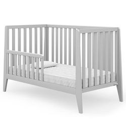 dadada Boston 3-in-1 Convertible Crib - Gray