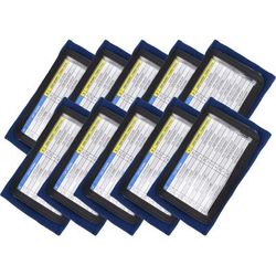 Sports Unlimited Adult Football Triple Wrist Coach (10 Pack) Navy
