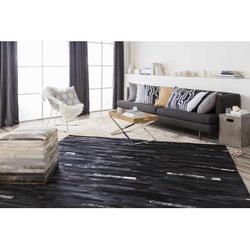 Coulter 18" Square Modern Charcoal/Gray/Slate/Slate Blue Throw Pillow - Boutique Rugs