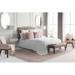 Palmwoods 18" Square Traditional Dusty Pink/Pale Pink Throw Pillow - Boutique Rugs