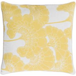 Blackbutt 13"L x 20"W Cottage Cream/Yellow Lumbar Pillow - Boutique Rugs