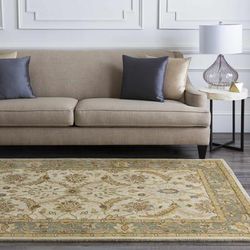 Vantage 18" Square Traditional Black Throw Pillow - Boutique Rugs