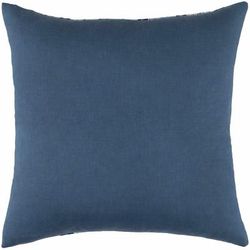 Mayodan 22" Square Traditional Cotton Teal/Navy/Cream/Burgundy Throw Pillow - Boutique Rugs