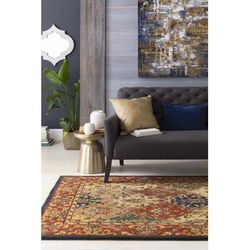 Hughestown 18" Square Modern Cotton Navy Lumbar Pillow - Boutique Rugs