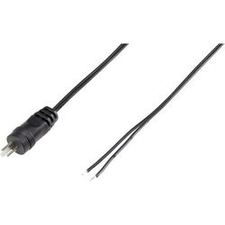 Fiche haut-parleur mâle, droit VOLTCRAFT CX034-01M 93015c94 Nombre de pôles: 2 noir 1 pc(s) A508341
