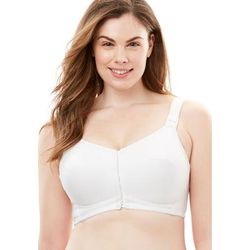 Plus Size Women's Stay-Cool Wireless Posture Bra by Comfort Choice in White (Size 46 DDD)