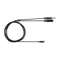 Shure 3-Pin XLR Male and 1/4" TRS Male to BCASCA Cable for BRH50M, BRH440M, and B BCASCA-NXLR3QI